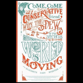 "Come, Come" Dead Feminist reproduction postcard by Chandler O'Leary and Jessica Spring