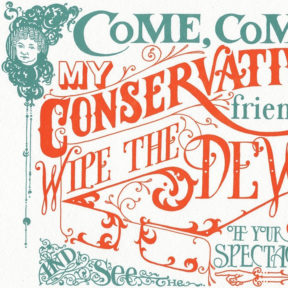 "Come, Come" Dead Feminist reproduction postcard by Chandler O'Leary and Jessica Spring